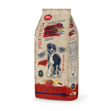 Alice PROFESSIONAL Puppy&amp;Junior Beef&amp;Rice 17kg