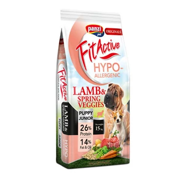FitActive Originals Puppy Hypoallergenic bárány &amp; tavaszi zöldség 15kg