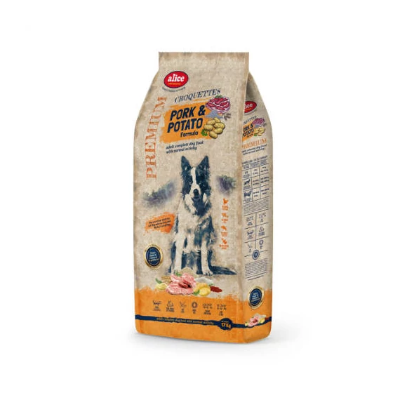 Alice PROFESSIONAL Adult CROQUETTES Pork&Potato 17kg