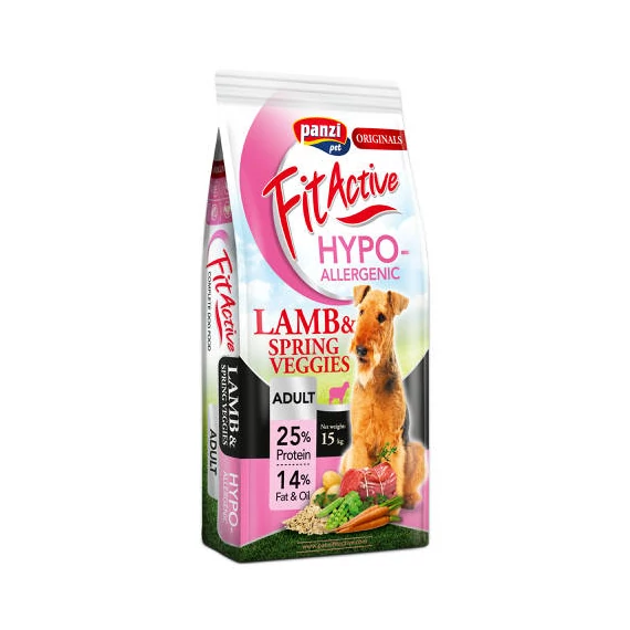 FitActive Originals Adult Hypoallergenic bárány & tavaszi zöldség 15kg