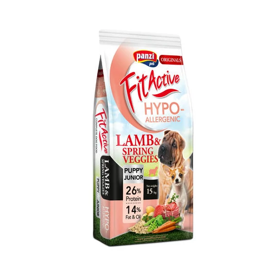 FitActive Originals Puppy Hypoallergenic bárány & tavaszi zöldség 15kg