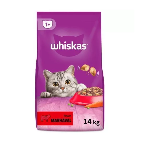 Whiskas száraztáp marha 1kg